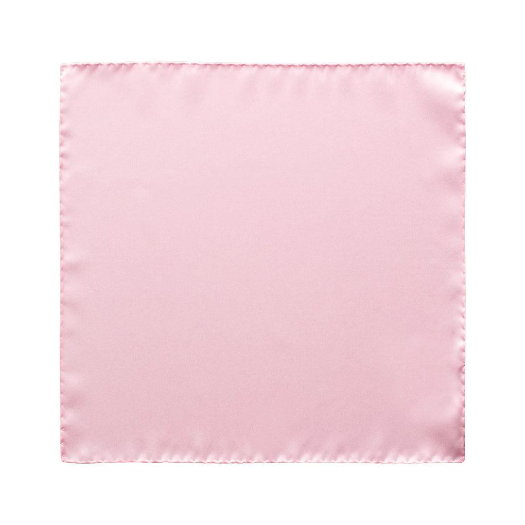 Pink Solid Silk Pocket Square - ETON