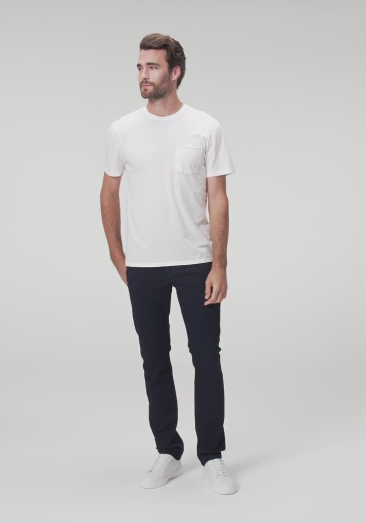 Black Shadow Federal Straight Fit Transcend Jeans - PAIGE