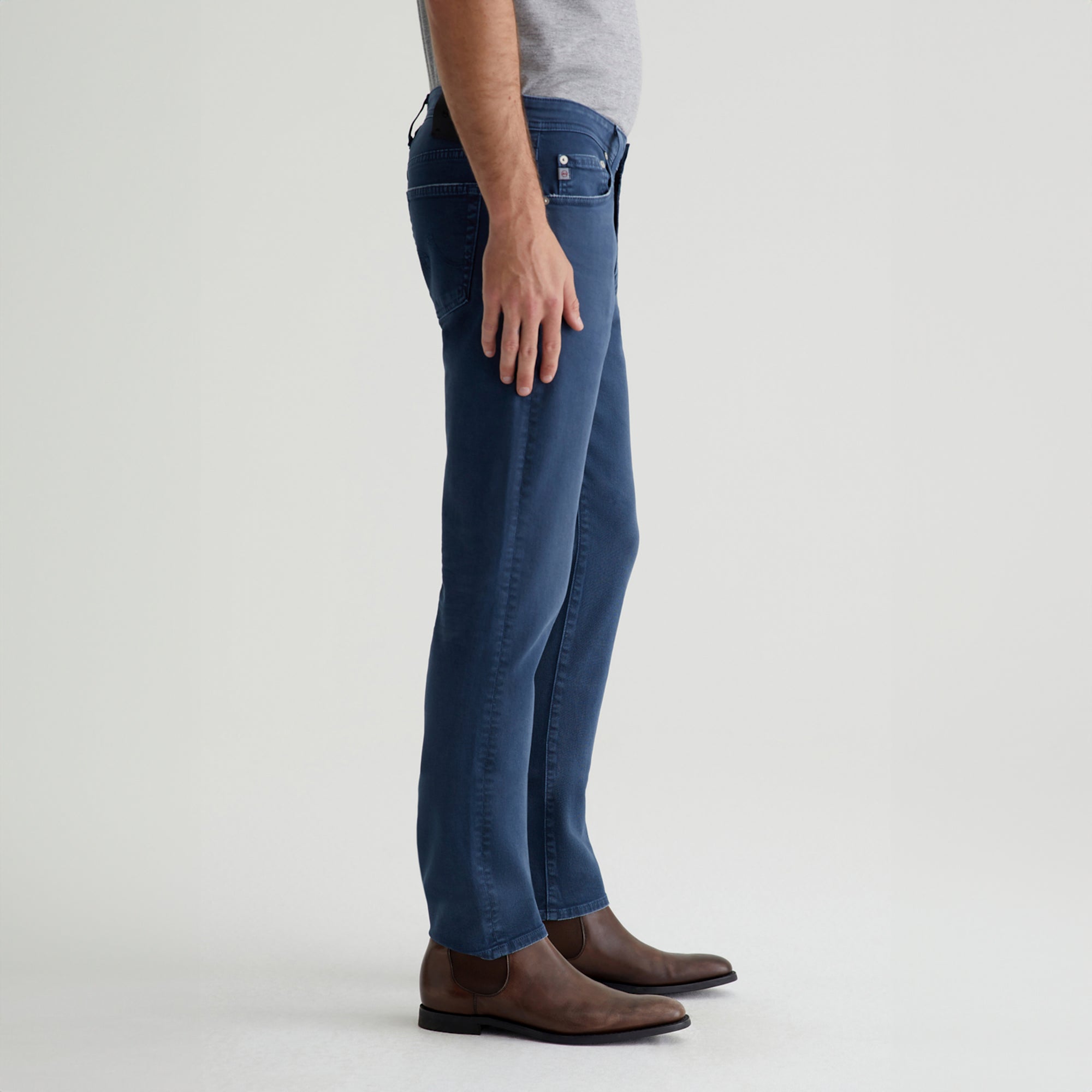 7 Years Sulfur Marine Haze Tellis Modern Slim Fit Mid-Wash Jeans - AG