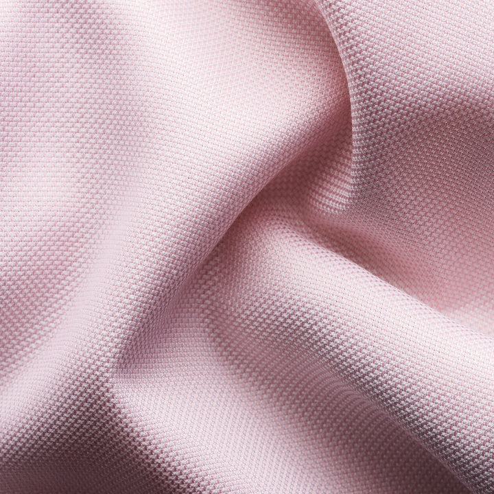 Pink Solid Oxford Cotton-Tencel Slim Fit Shirt - ETON