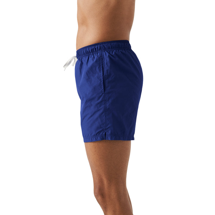 Mid Blue Solid Swimming Shorts - ETON