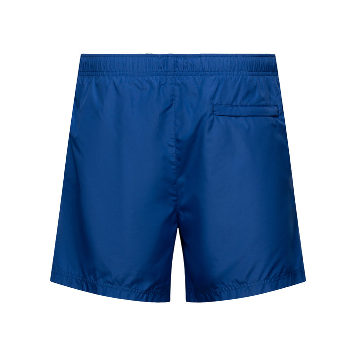 Mid Blue Solid Swimming Shorts - ETON