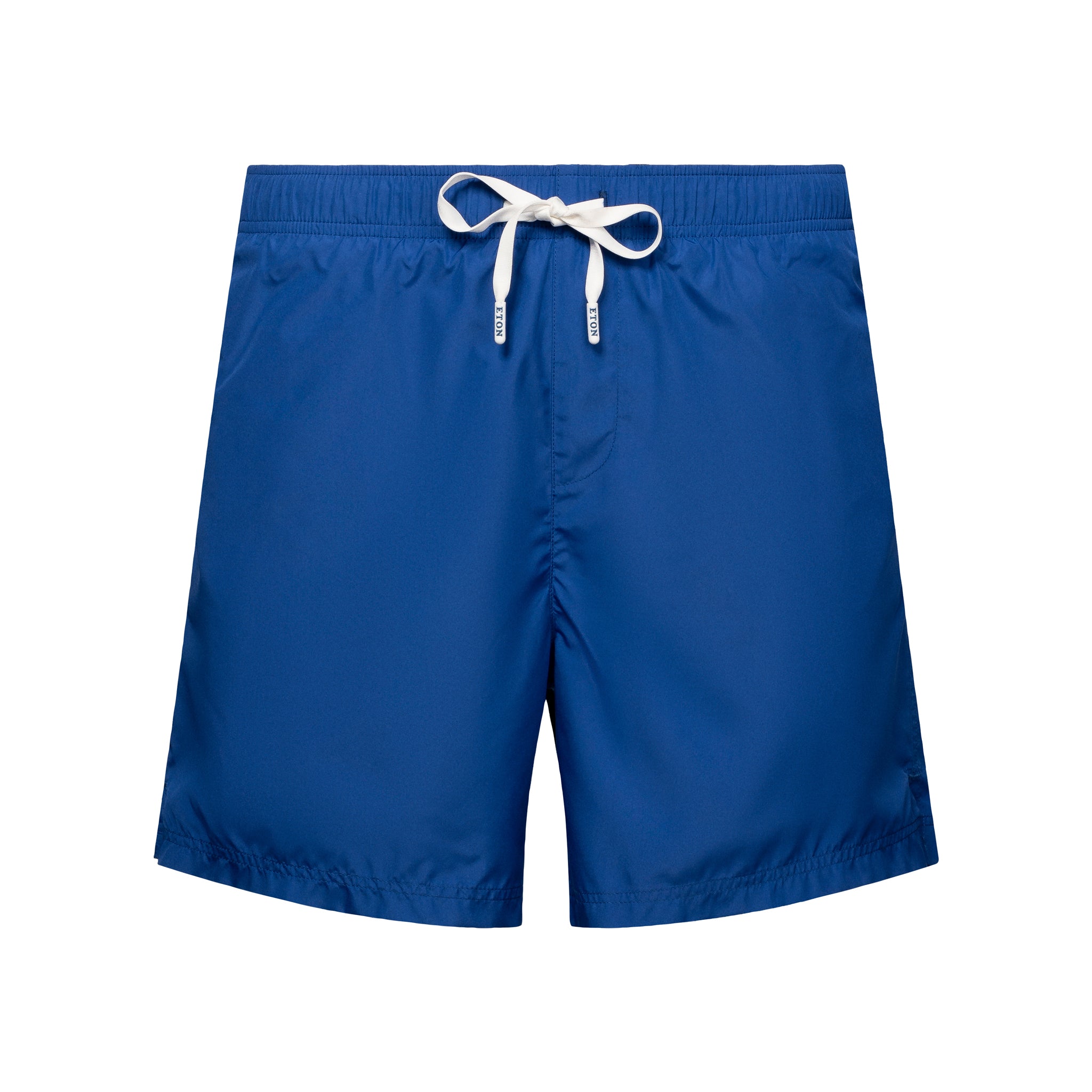 Mid Blue Solid Swimming Shorts - ETON