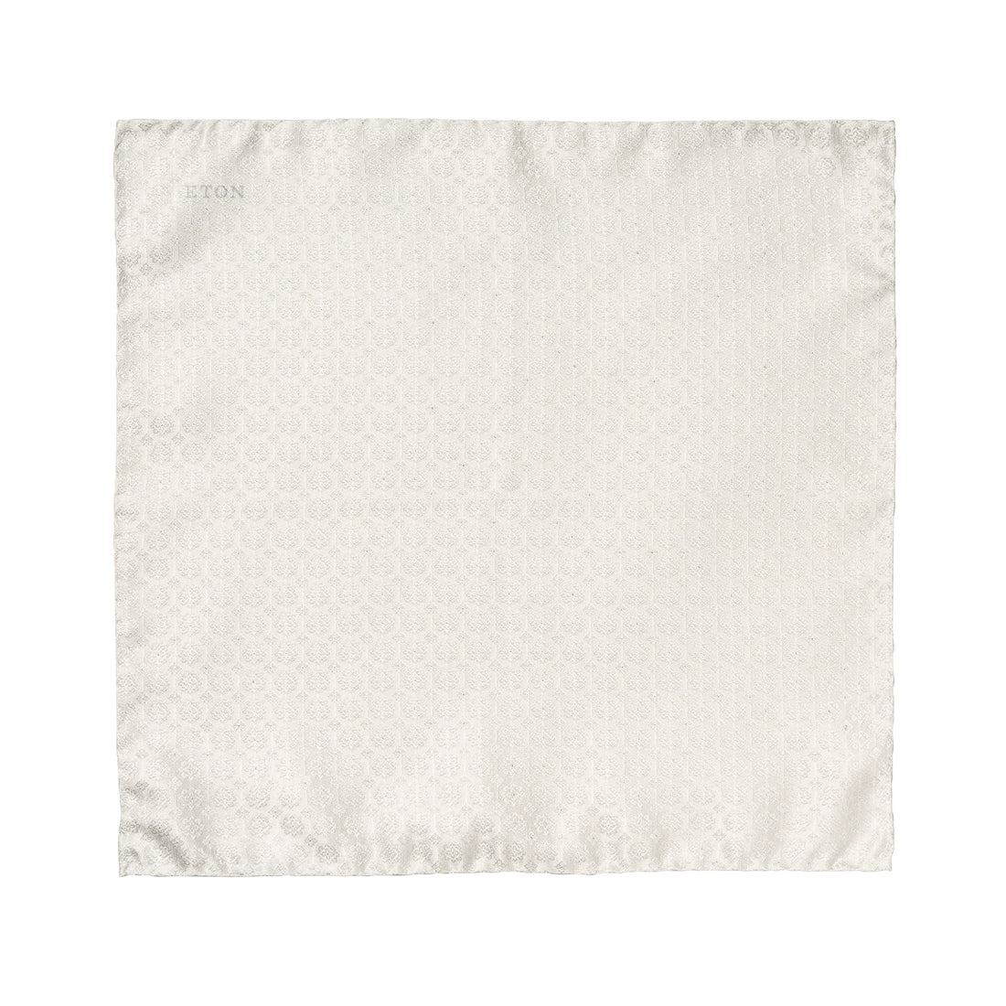 Light Silver Evening Silk Pocket Square - ETON
