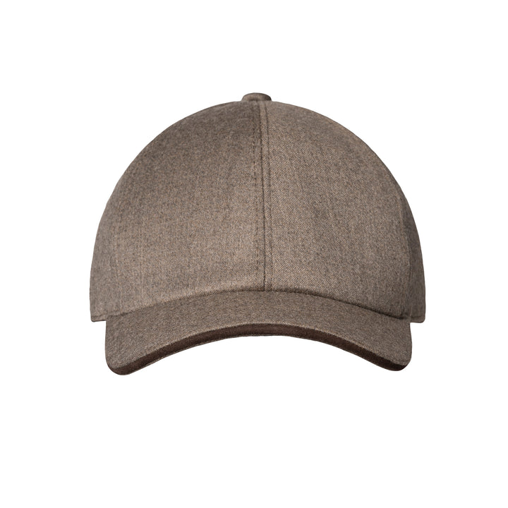 Dark Beige Solid Brushed Wool Cap - ETON