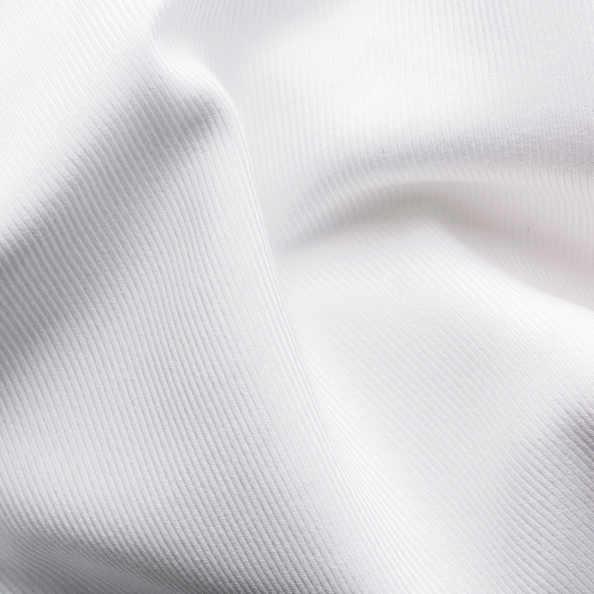White Mélange Semi-Solid Fine Twill Slim Fit Shirt - ETON - Boutique Jacques International