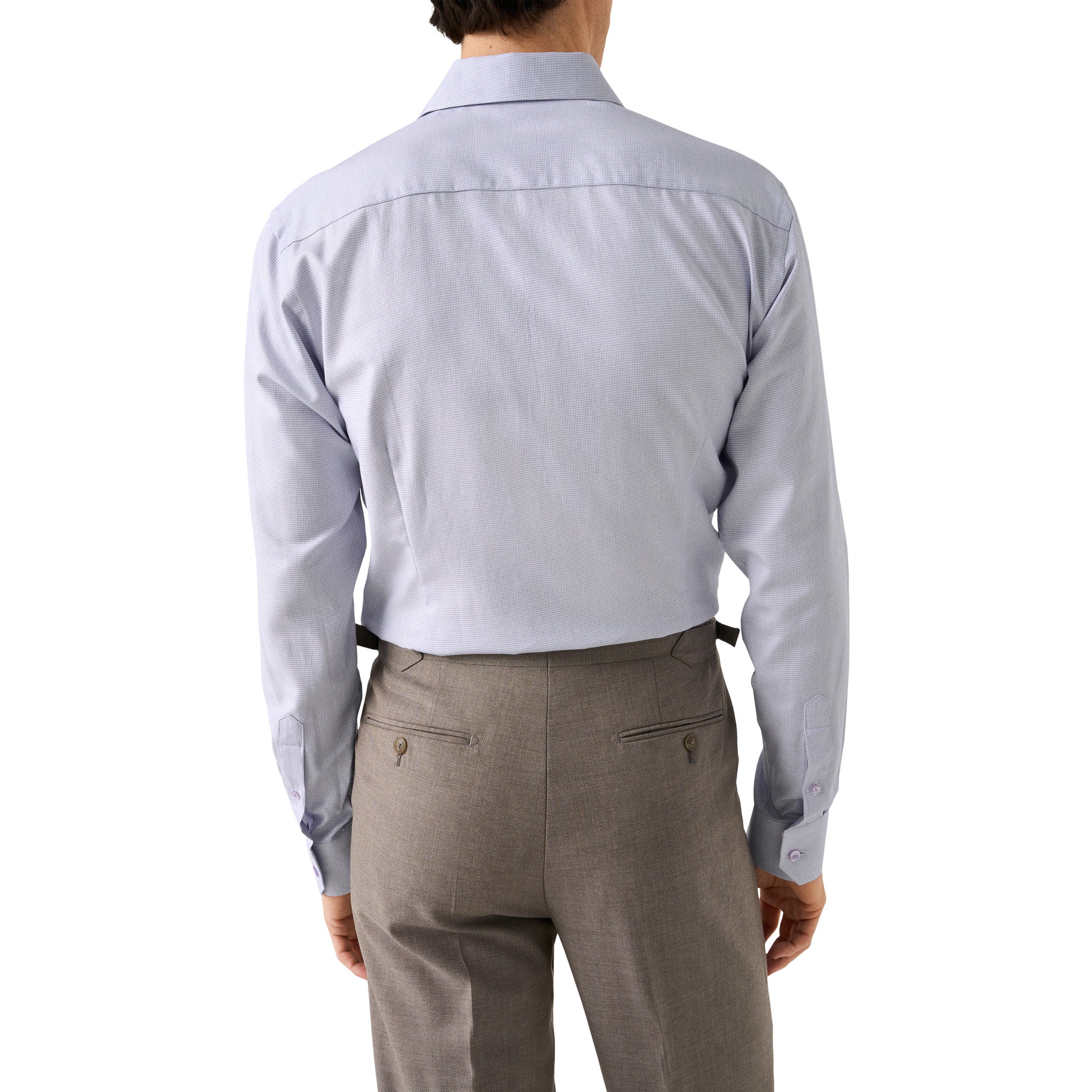 Lavender Semi-Solid Dobby Slim Fit Shirt - ETON
