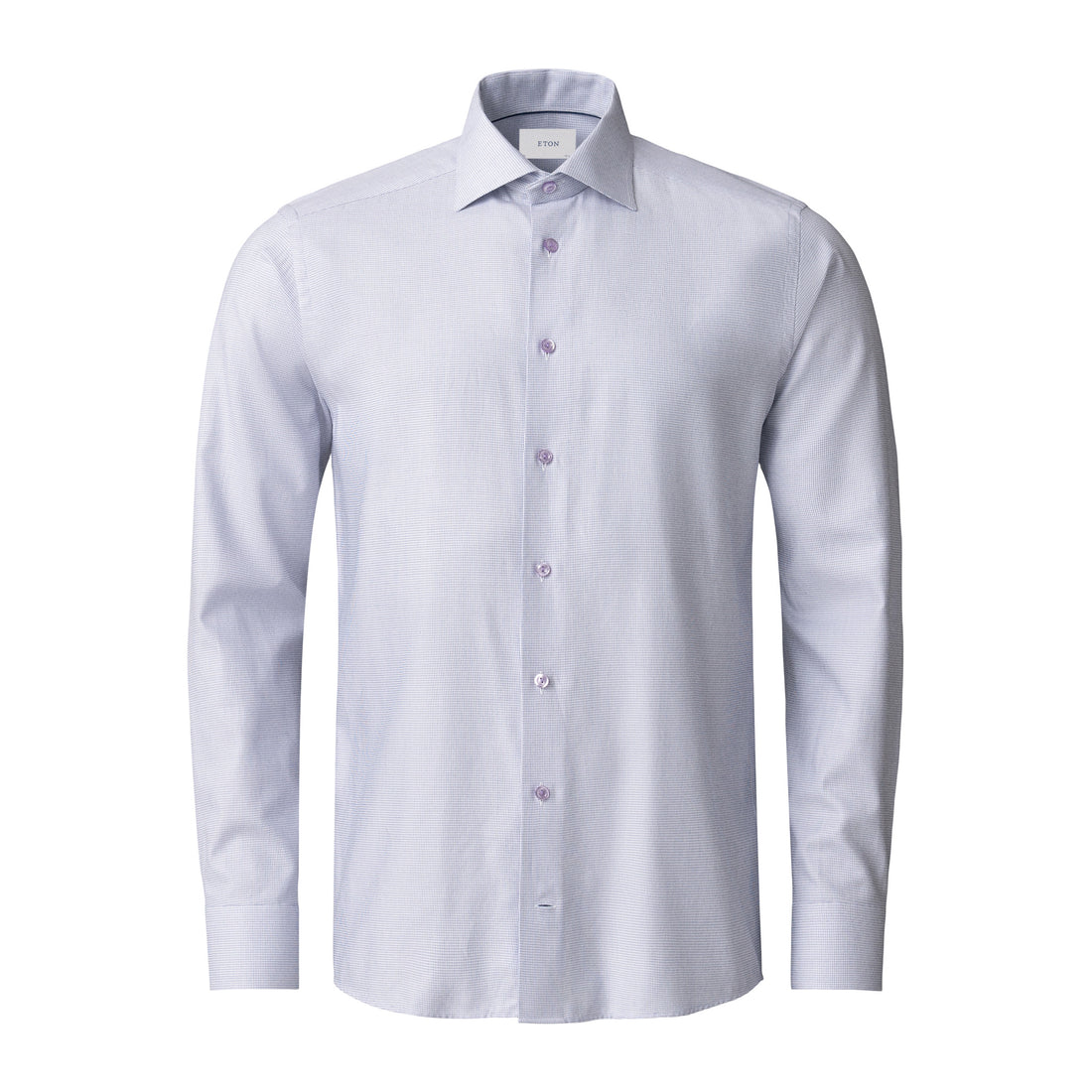 Lavender Semi-Solid Dobby Slim Fit Shirt - ETON