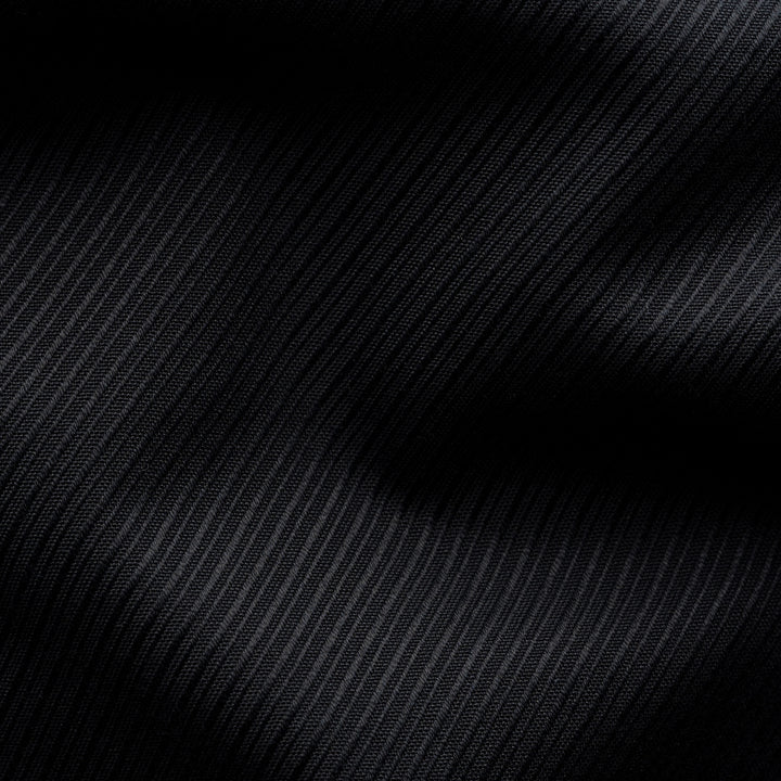 Black Textured Twill Contemporary Fit Shirt - ETON - Boutique Jacques International
