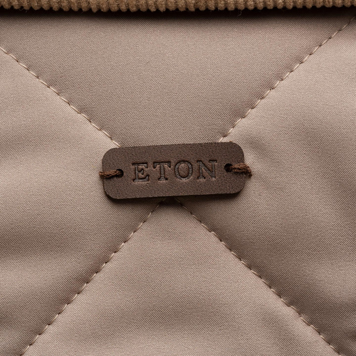 Beige Quilted Shell Water-Repellent Vest - ETON - Boutique Jacques International