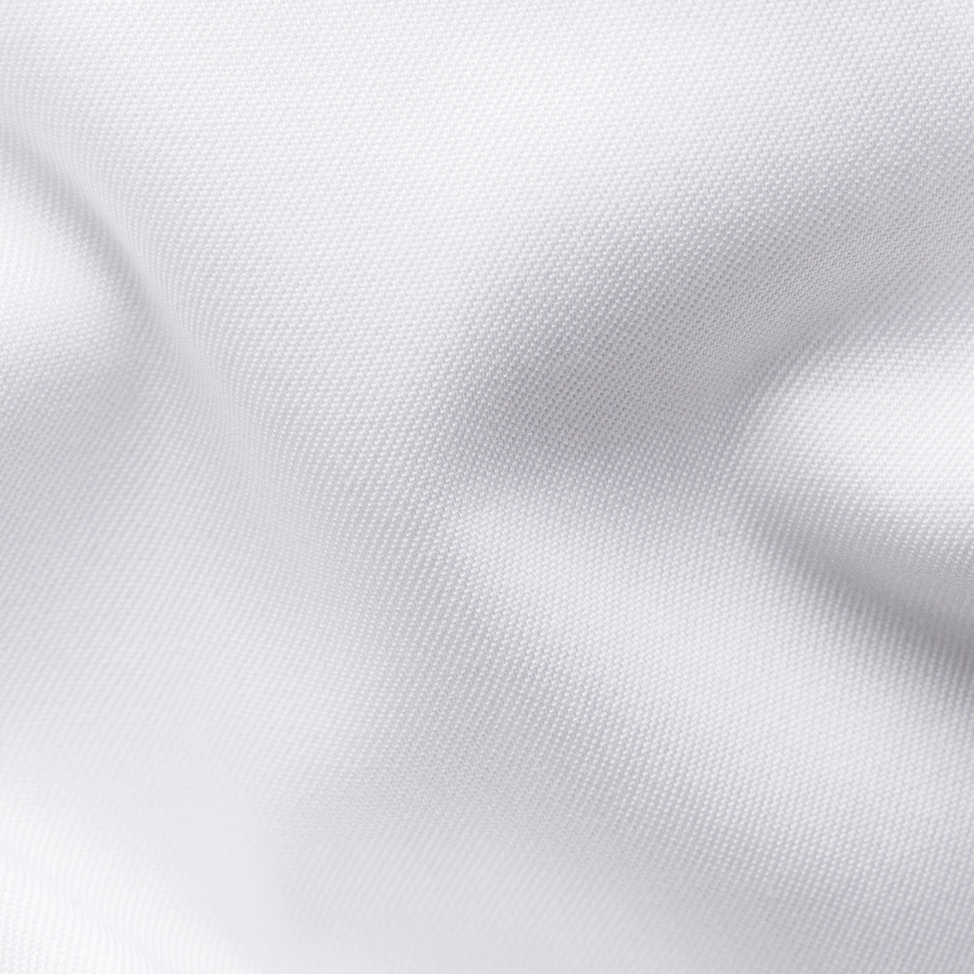 White Solid Geometric Effect Signature Twill Slim Fit Shirt - ETON