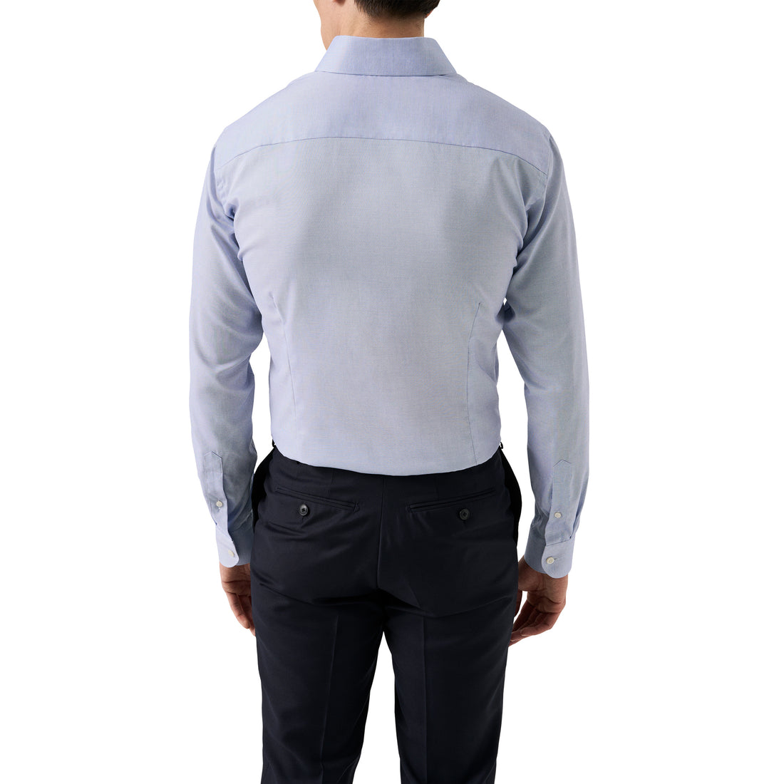 Blue Semi-Solid Wrinkle-Resistant Oxford Slim Fit Shirt - ETON