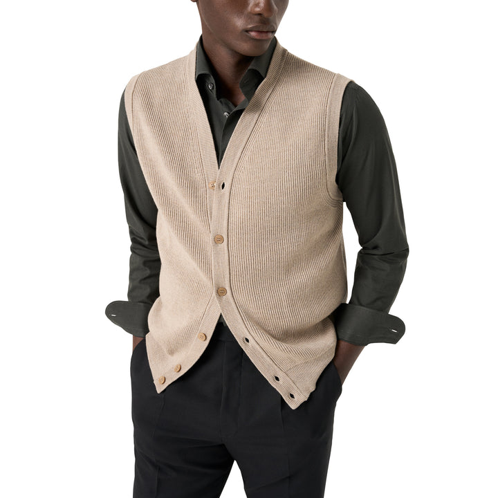 Dark Green Micro Check Signature Lightweight Flannel Slim Fit Shirt - ETON