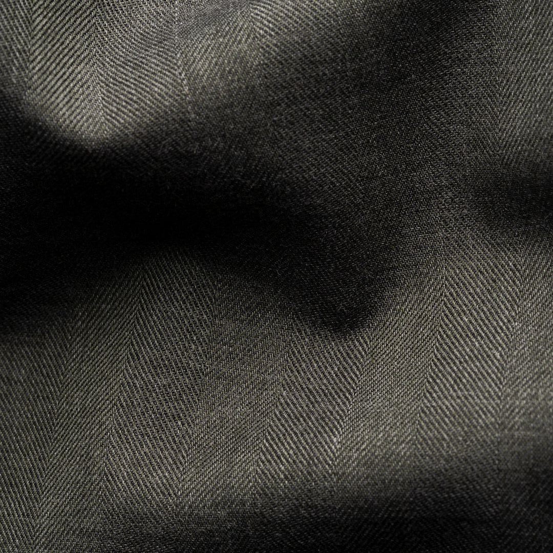 Green Solid Signature Flannel Slim Fit Shirt - ETON