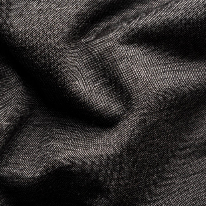 Dark Gray Merino Wool Lyocell Crew Neck T-shirt - ETON