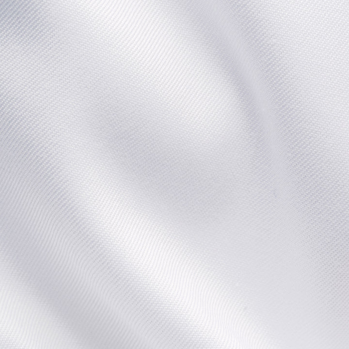 White Floral Effect Contrast Signature Twill Slim Fit Shirt - ETON