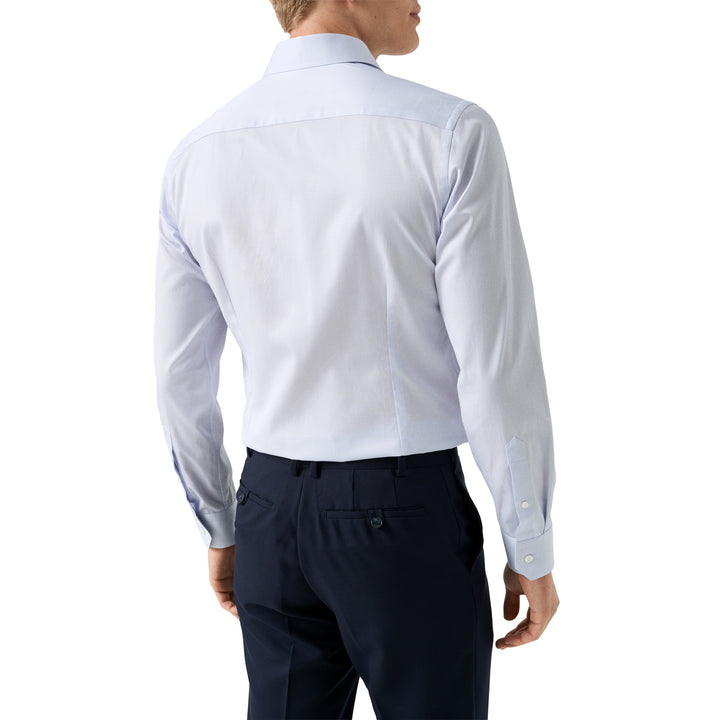 Lavender Semi-Solid Supima 120 Elevated Twill Contemporary Fit Shirt - ETON