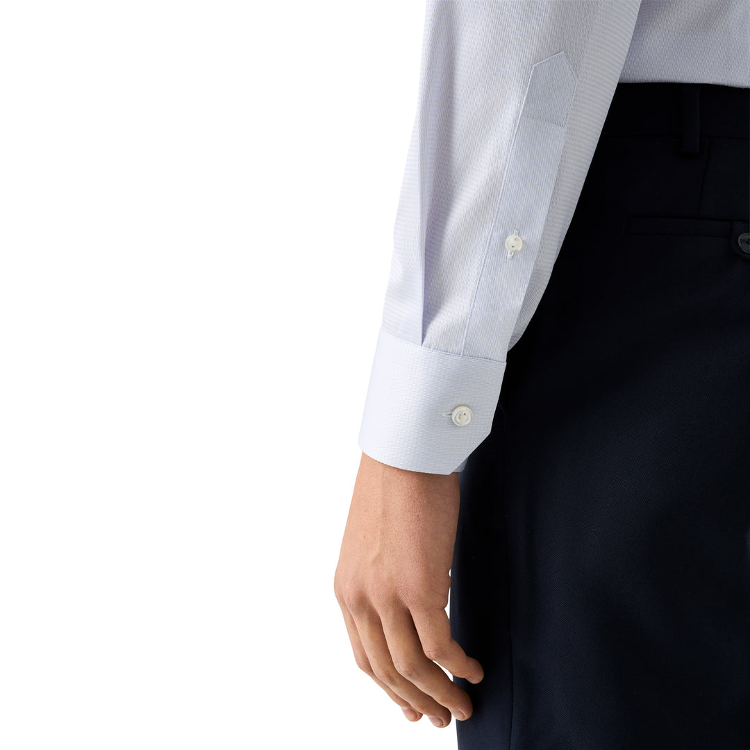 Lavender Semi-Solid Supima 120 Elevated Twill Contemporary Fit Shirt - ETON