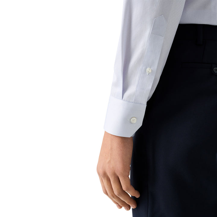 Lavender Semi-Solid Supima 120 Elevated Twill Contemporary Fit Shirt - ETON