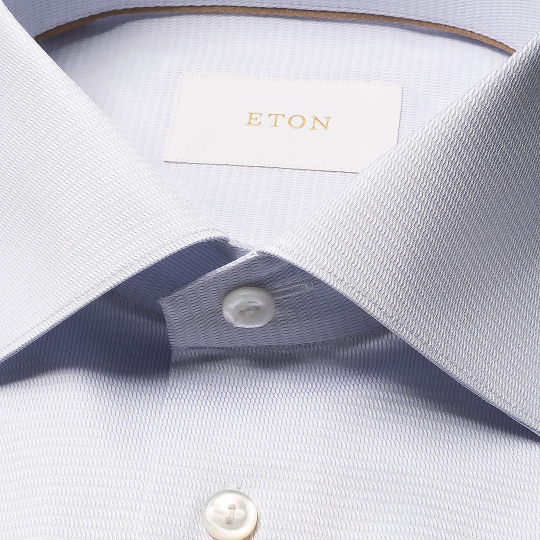 Lavender Semi-Solid Supima 120 Elevated Twill Contemporary Fit Shirt - ETON