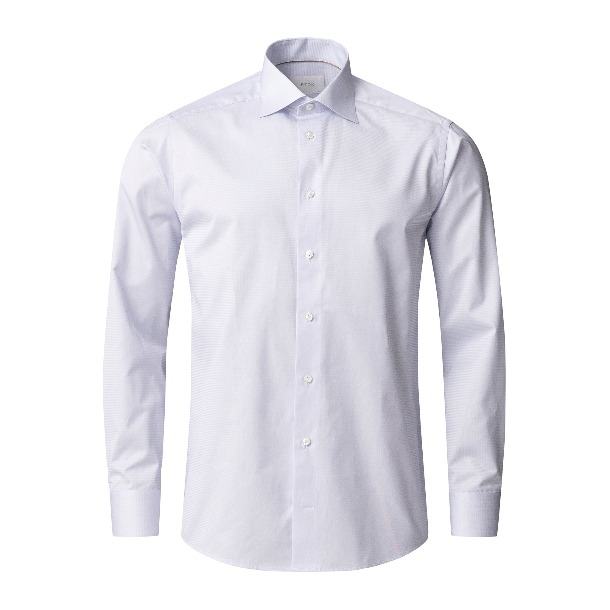 Lavender Semi-Solid Supima 120 Elevated Twill Contemporary Fit Shirt - ETON