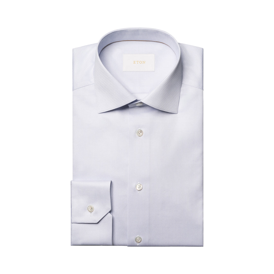 Lavender Semi-Solid Supima 120 Elevated Twill Contemporary Fit Shirt - ETON
