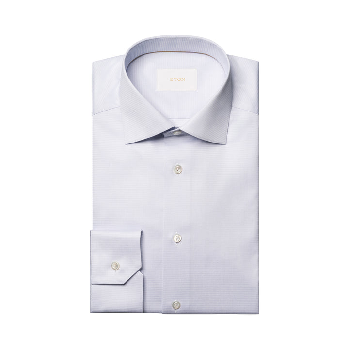Lavender Semi-Solid Supima 120 Elevated Twill Contemporary Fit Shirt - ETON