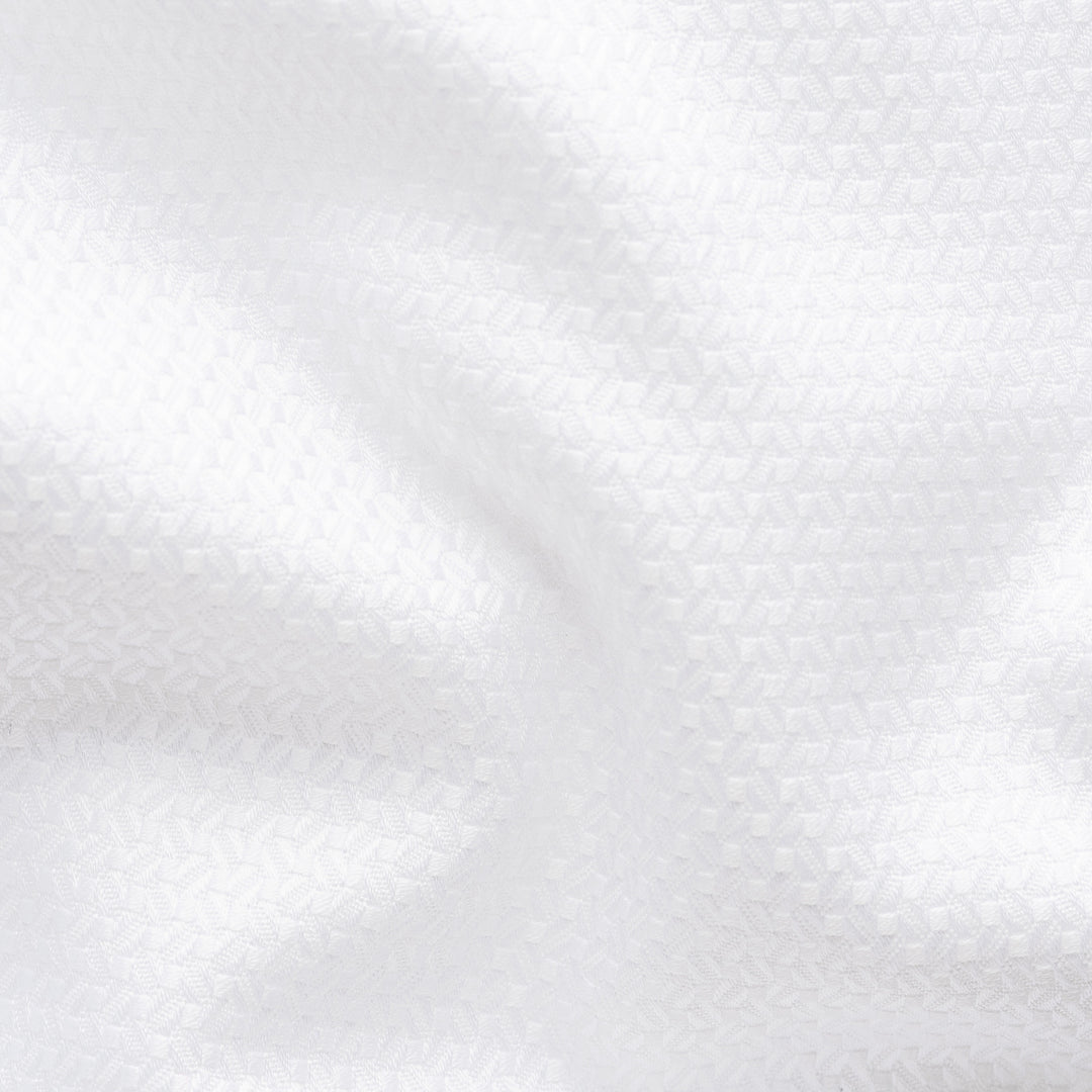 White Semi-Solid Dobby Contemporary Fit Dress Shirt - ETON