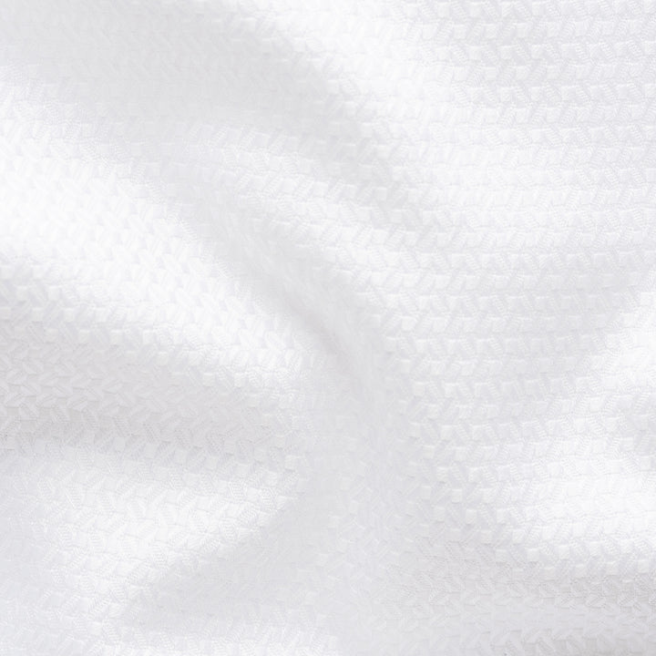 White Semi-Solid Dobby Contemporary Fit Dress Shirt - ETON