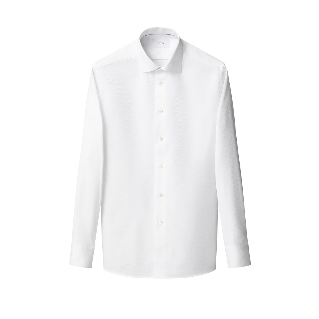 White Semi-Solid Dobby Contemporary Fit Dress Shirt - ETON