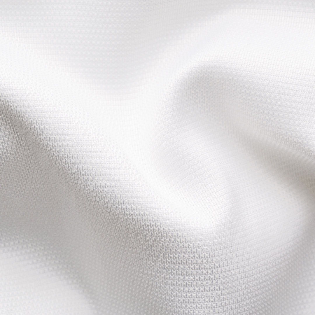 White Semi Solid Signature Twill Contemporary Fit Shirt w/ Beige Details - ETON - Boutique Jacques International