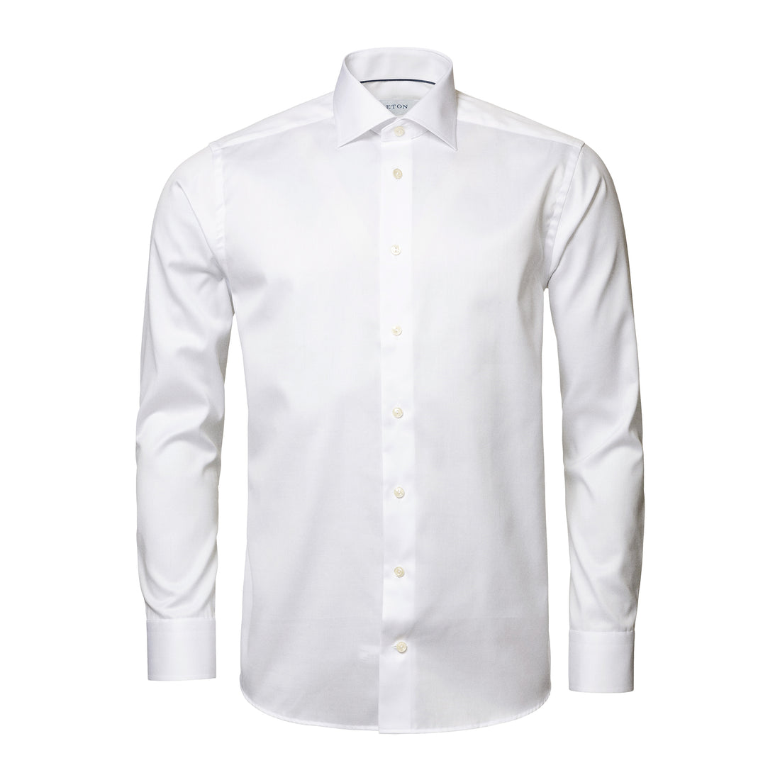 White Signature Twill Slim Fit Dress Shirt - ETON - Boutique Jacques International