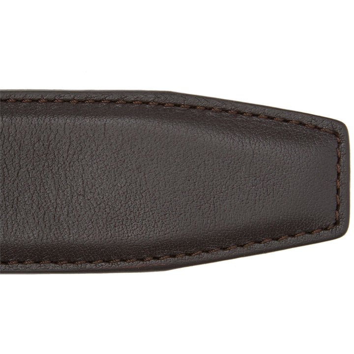 Smooth Brown Nappa Calf Leather Belt - Anderson's