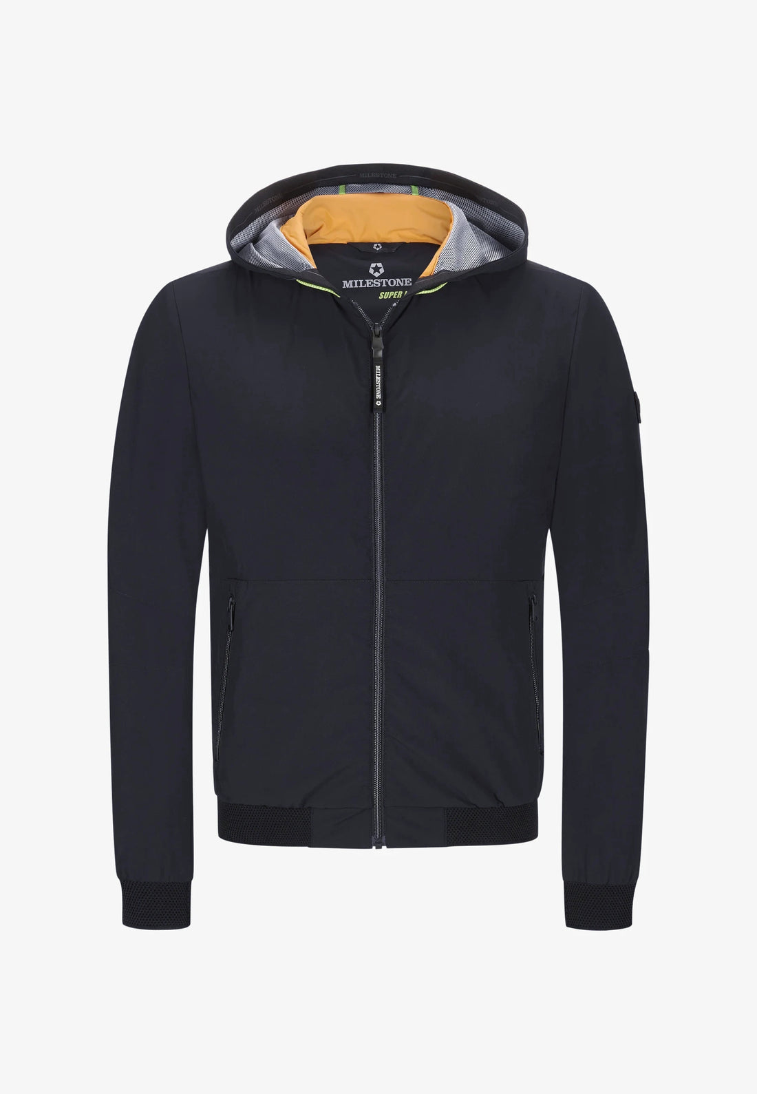 Lightweight Blue Bomber Jacket - Milestone - Boutique Jacques International