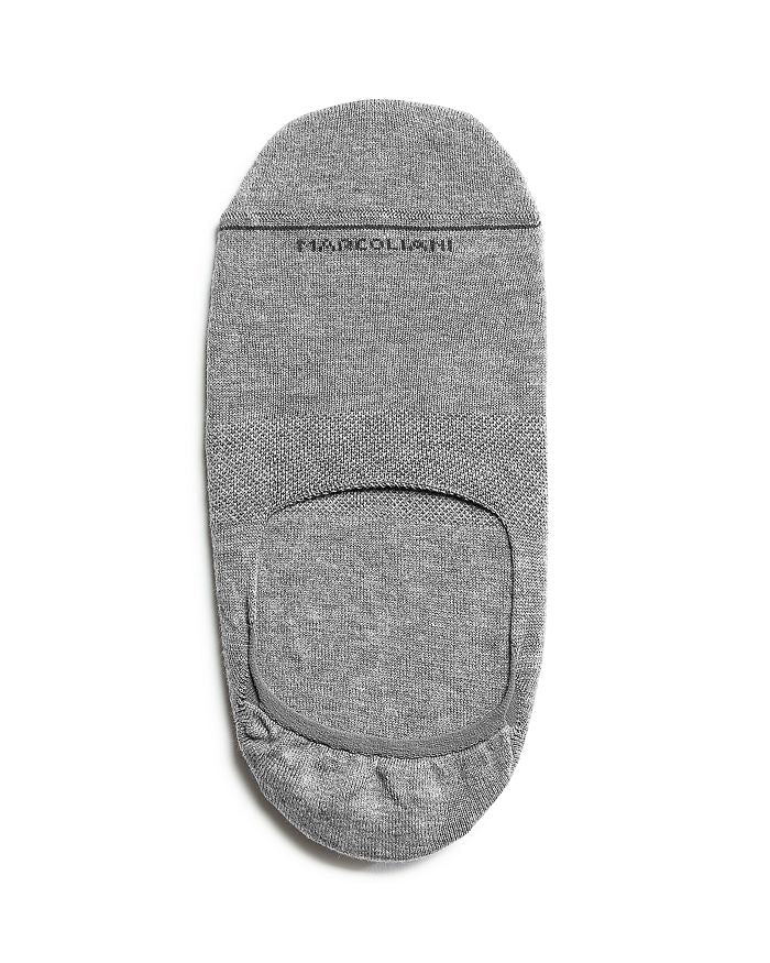 Flannel Gray Invisible Touch Pima Cotton No-Show Socks - Marcoliani - Boutique Jacques International