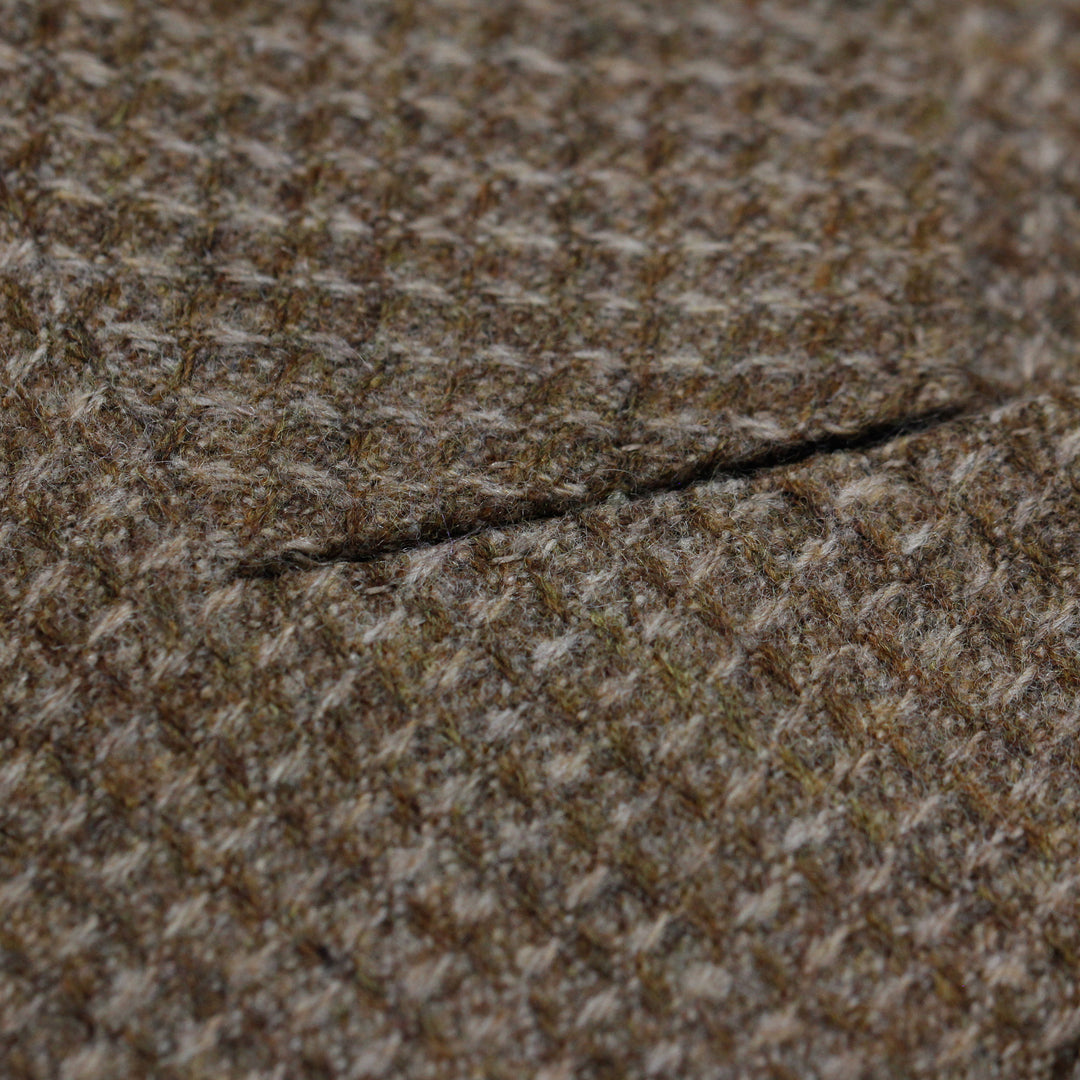 Toffee Knit Melange Marco Contemporary Fit Unconstructed Sport Jacket - Boutique Jacques International