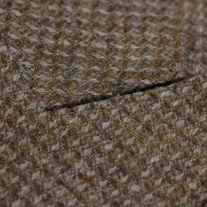 Toffee Knit Melange Marco Contemporary Fit Unconstructed Sport Jacket - Boutique Jacques International