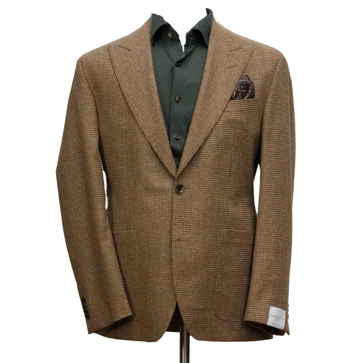 Toffee Knit Melange Marco Contemporary Fit Unconstructed Sport Jacket - Boutique Jacques International