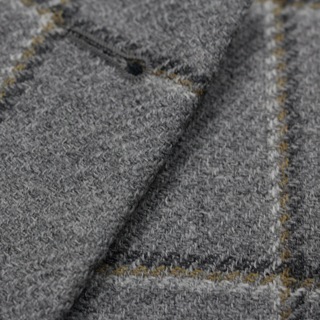 Gray Check Unconstructed Midland Contemporary Fit Sport Jacket - Jack Victor - Boutique Jacques International