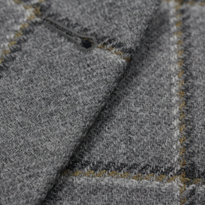 Gray Check Unconstructed Midland Contemporary Fit Sport Jacket - Jack Victor - Boutique Jacques International