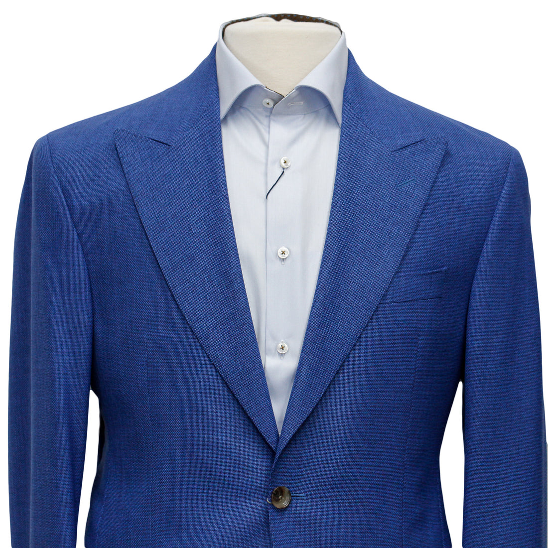 Mid-Blue Birdseye Marco Contemporary Fit Sport Jacket - Jack Victor - Boutique Jacques International