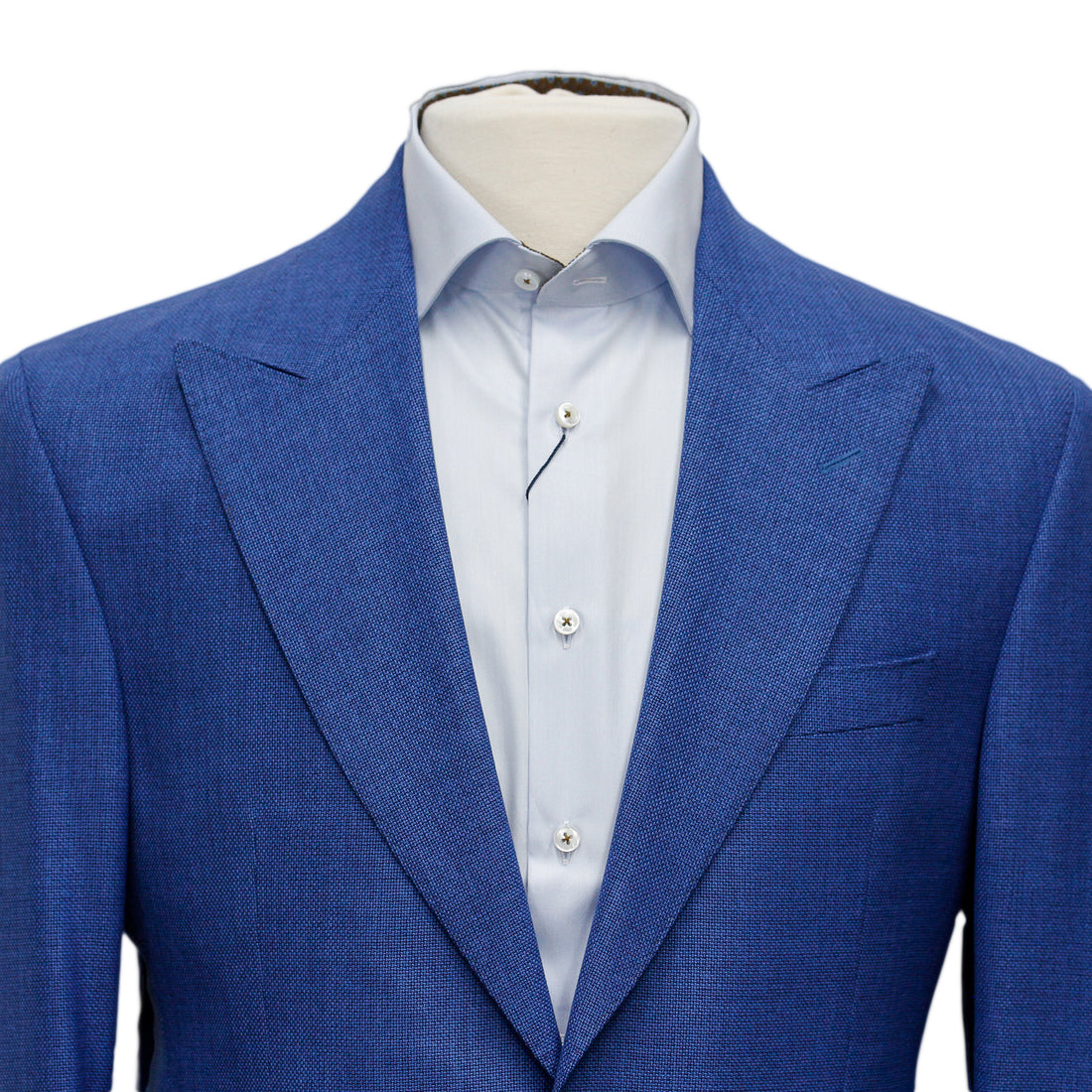Mid-Blue Birdseye Marco Contemporary Fit Sport Jacket - Jack Victor - Boutique Jacques International