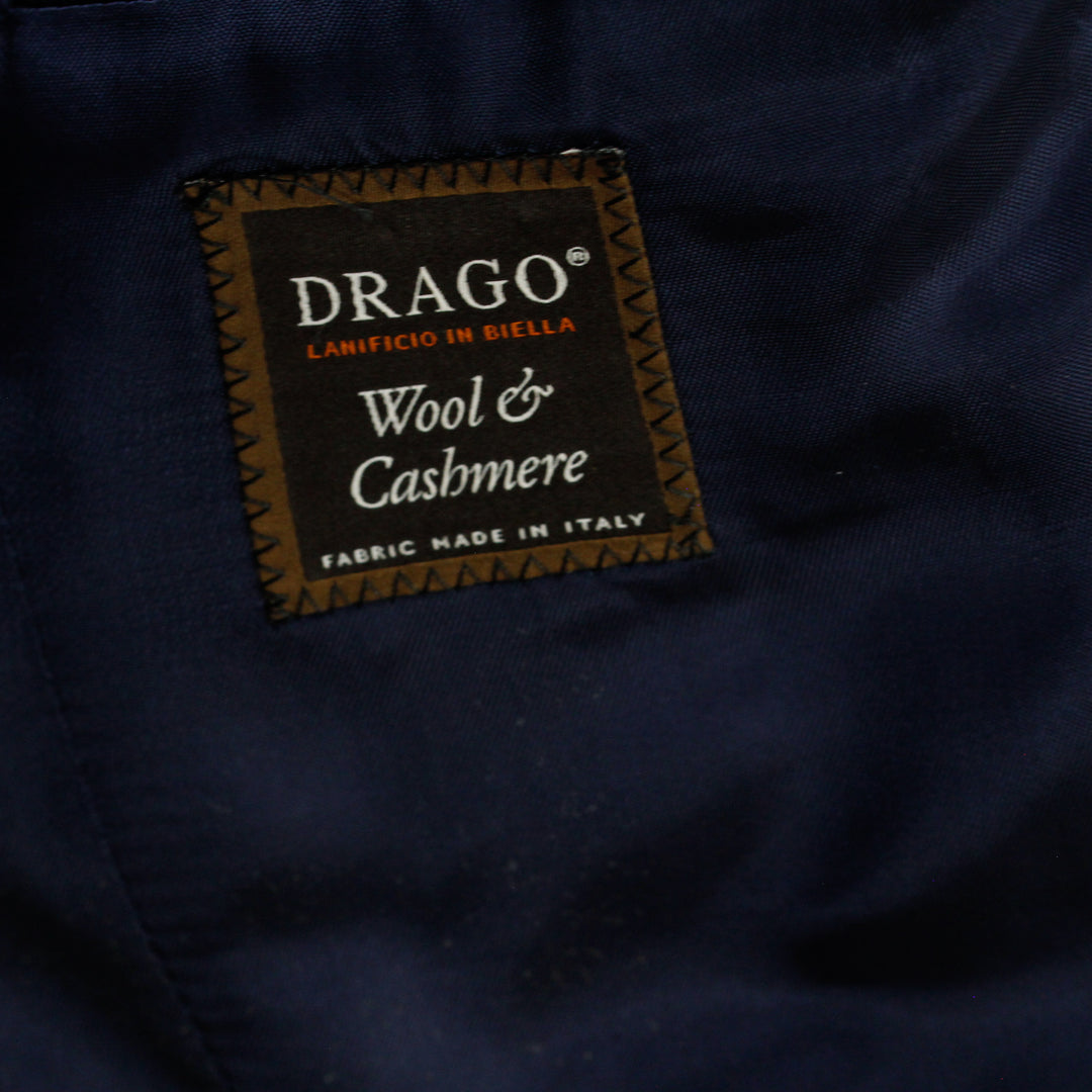 Midnight Blue Tonal Plaid Midland Contemporary Fit Unconstructed Sport Jacket - Jack Victor - Boutique Jacques International