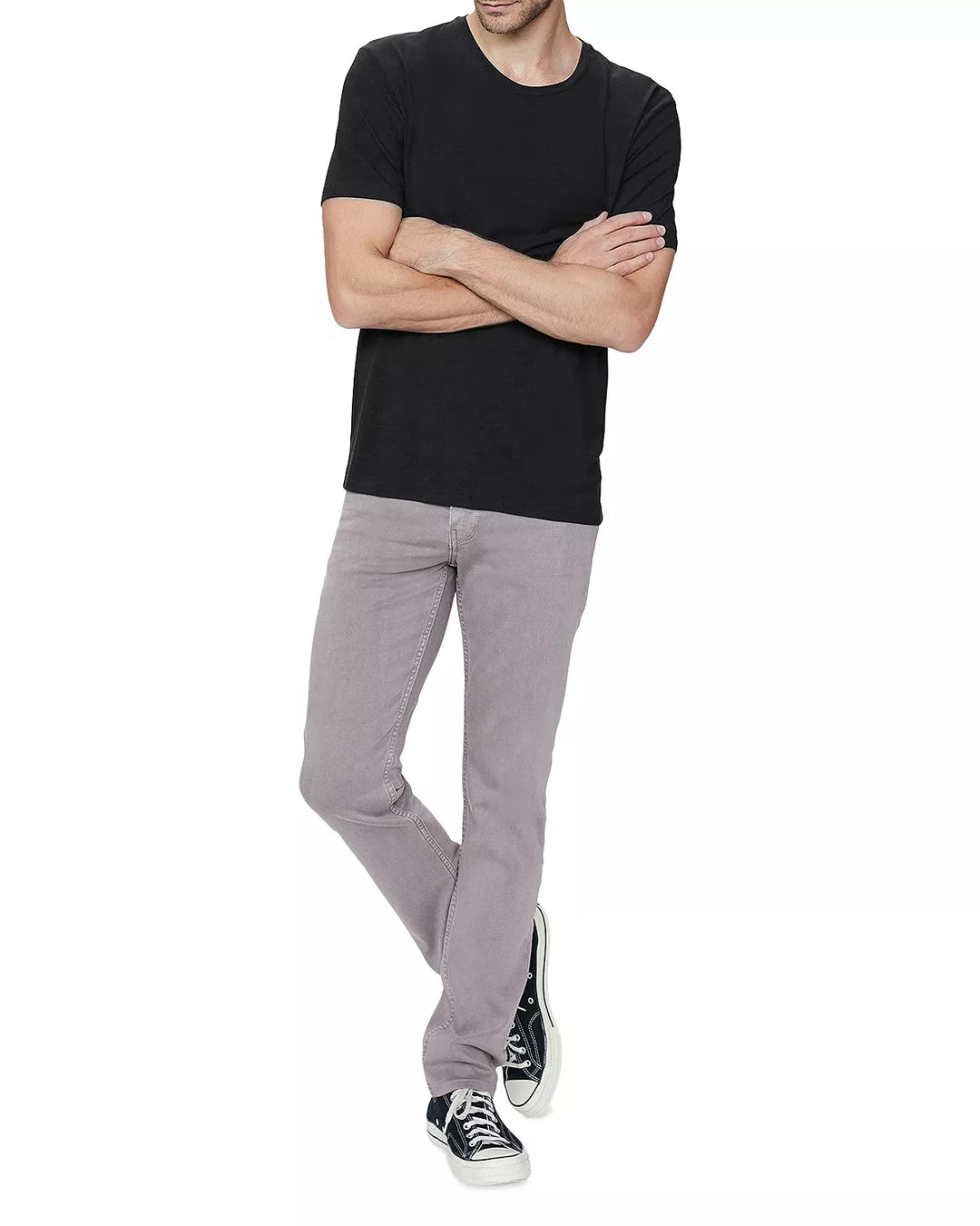 Lennox - Vintage Smoked Wine Slim Fit Jeans - PAIGE - Boutique Jacques International