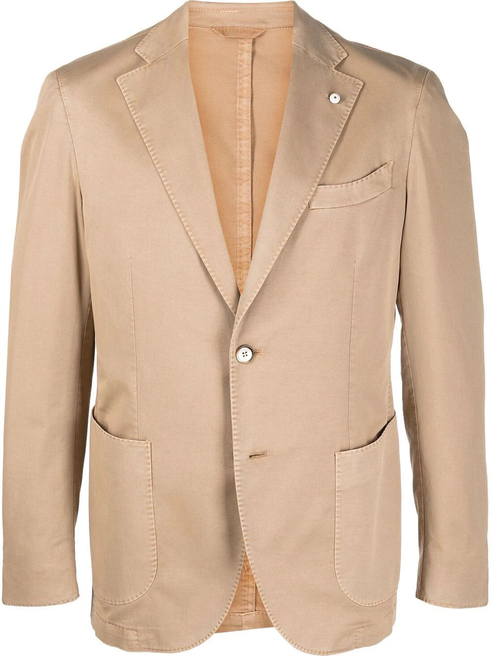 Tan Linen Blend L.B.M 1911 Sport Coat - Boutique Jacques International