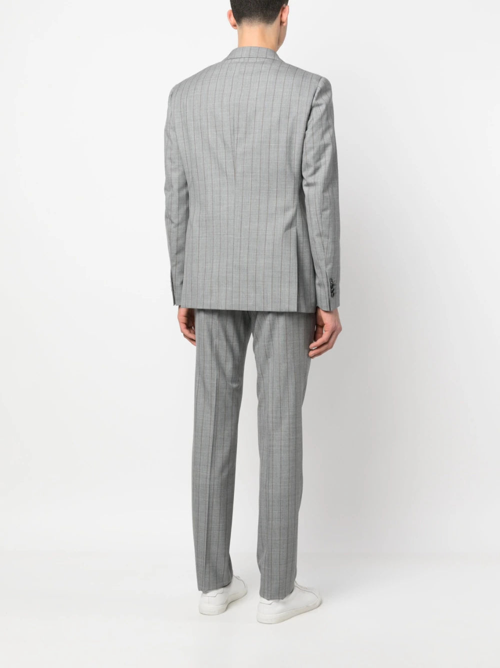 Gray Pin-Stripe Luigi Bianchi Mantova Suit - Boutique Jacques International