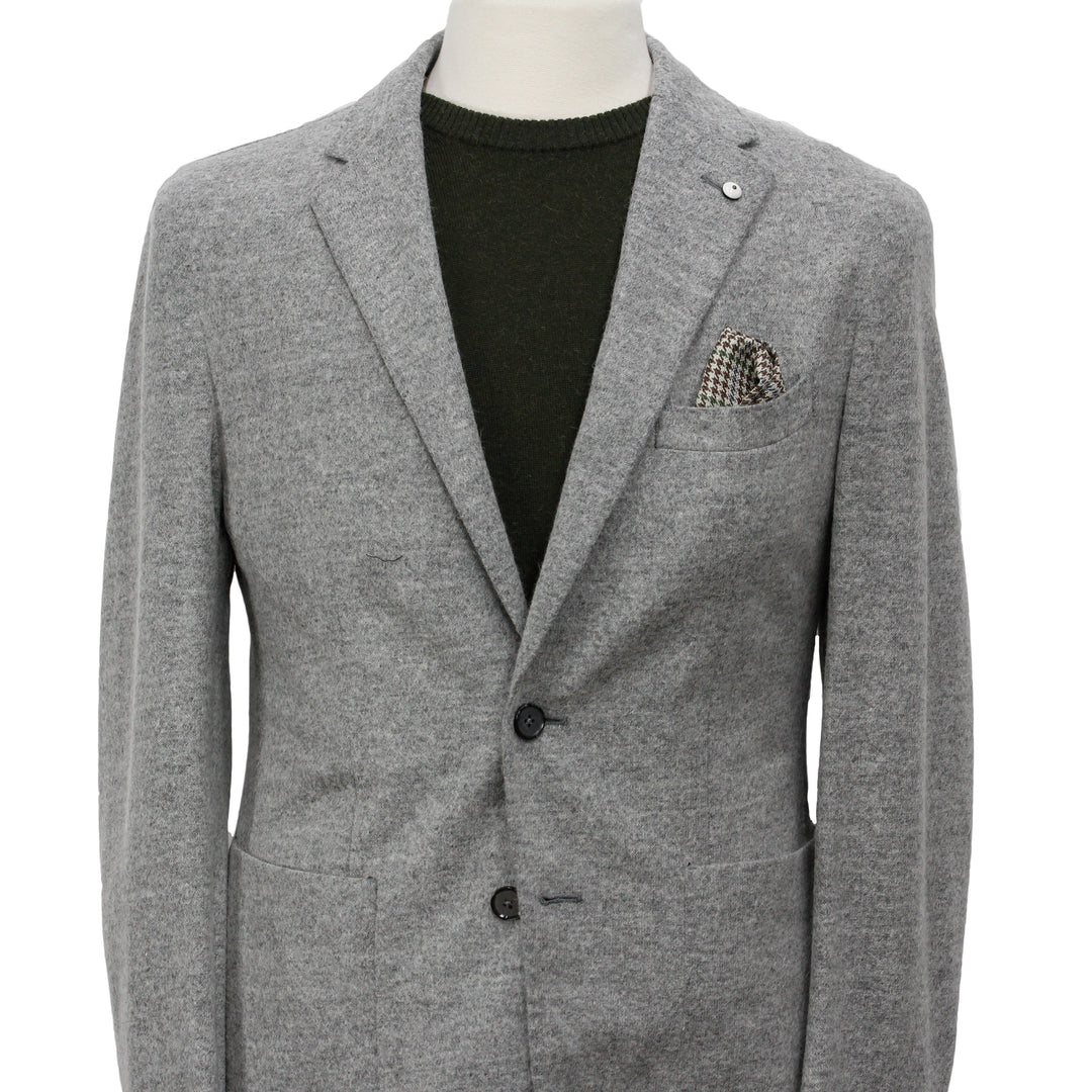Gray Alpaca Sport Jacket - L.B.M. 1911 - Boutique Jacques International