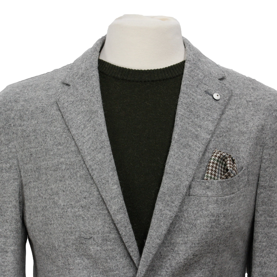 Gray Alpaca Sport Jacket - L.B.M. 1911 - Boutique Jacques International