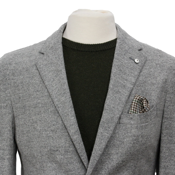 Gray Alpaca Sport Jacket - L.B.M. 1911 - Boutique Jacques International