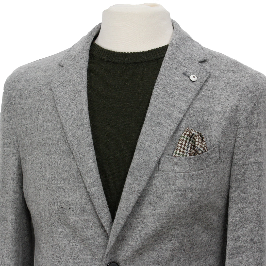 Gray Alpaca Sport Jacket - L.B.M. 1911 - Boutique Jacques International